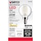 Satco 3 Watt G16.5 LED Lamp, Clear, Candelabra Base, 90 CRI, 2700K, 120 Volts S21200 - alternate 2